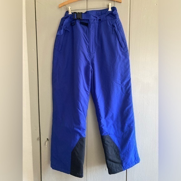 Lands’ End DuPont Thermolite Active Insulation Snow Ski Board Pants Womens 12 - Picture 1 of 7